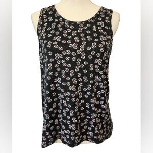 Ellen Tracy Sleeveless Pajama Top Only Women's Size Small